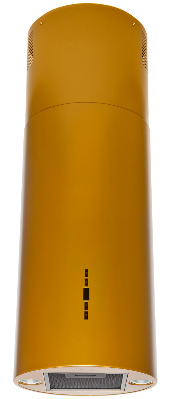 Изображение товара Вытяжка Konstantin Fury Gold 31 цилиндрическая дизайнерская с LED освещением