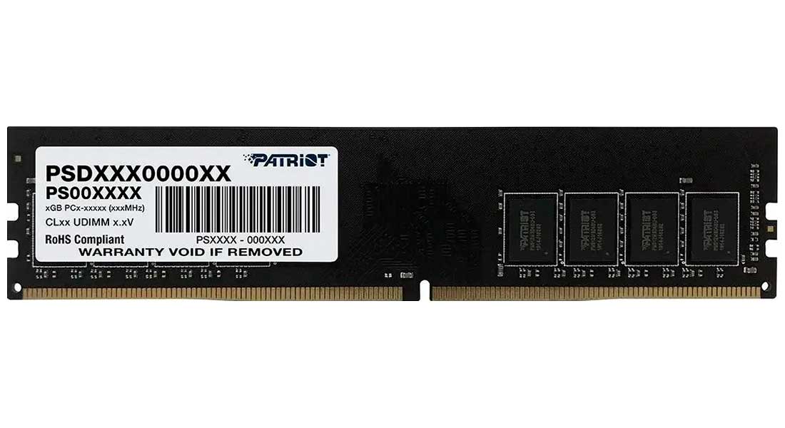 Изображение товара Оперативная память Patriot Memory DDR4 8Gb 3200MHz Signature (PSD48G32002S)