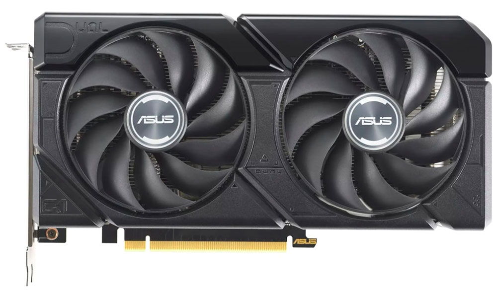 

Видеокарта Asus GeForce RTX 4060 Ti 16Gb (DUAL-RTX4060TI-O16G-EVO), Черный
