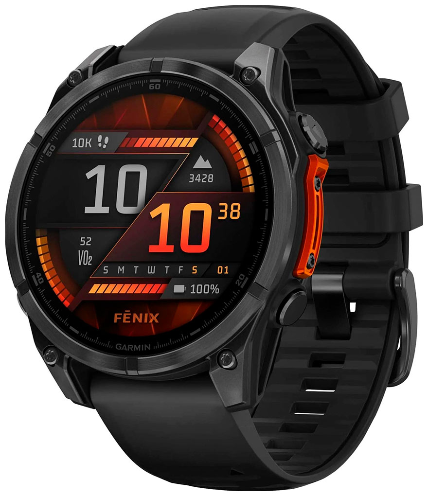 

Смарт-часы Garmin Fenix 8 AMOLED, серый, черный, 47 мм