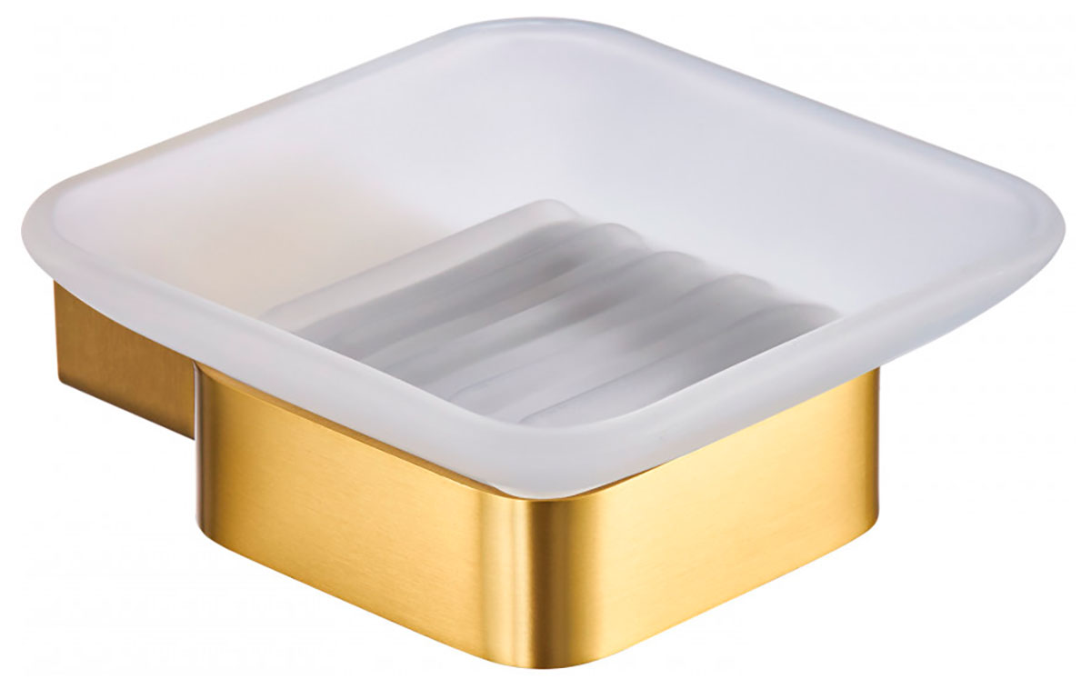 Изображение товара Держатель для мыла Milacio Ultra, настенный, золото (MCU.952.GD)