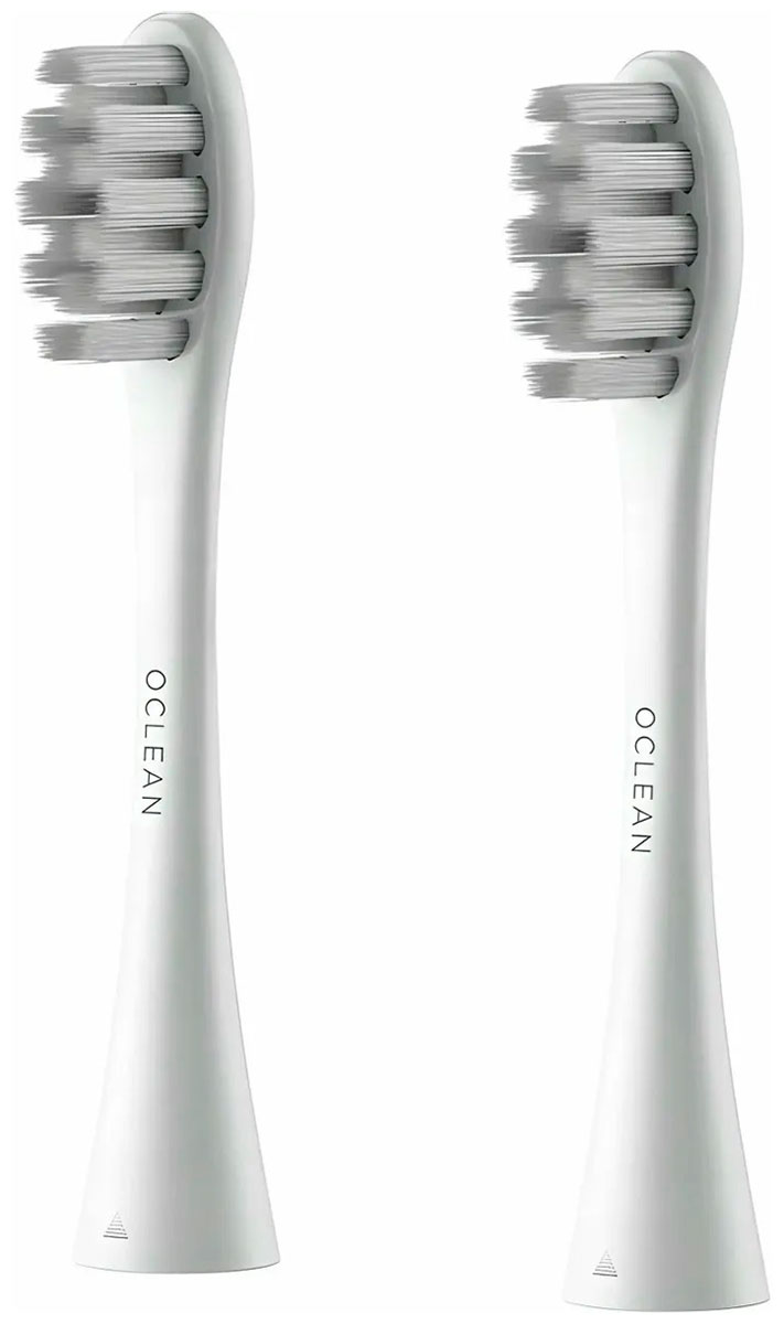Изображение товара Комплект насадок Oclean для чувствительных десен, 2 шт, белый W-образная форма