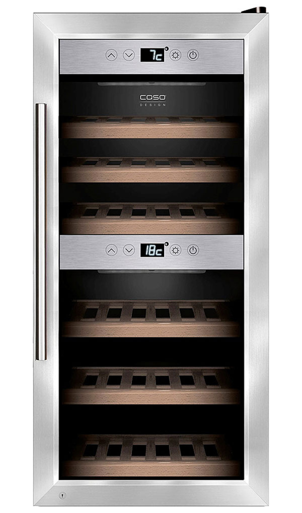 Изображение товара Винный шкаф Caso WineComfort 240 Smart с Wi-Fi для хранения 24 бутылок