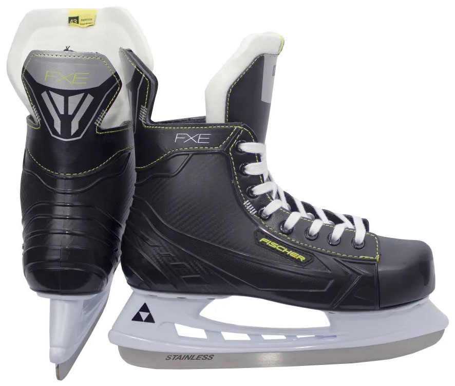 

Коньки хоккейные Fischer FXE SR SKATES, р.38, Черный/белый