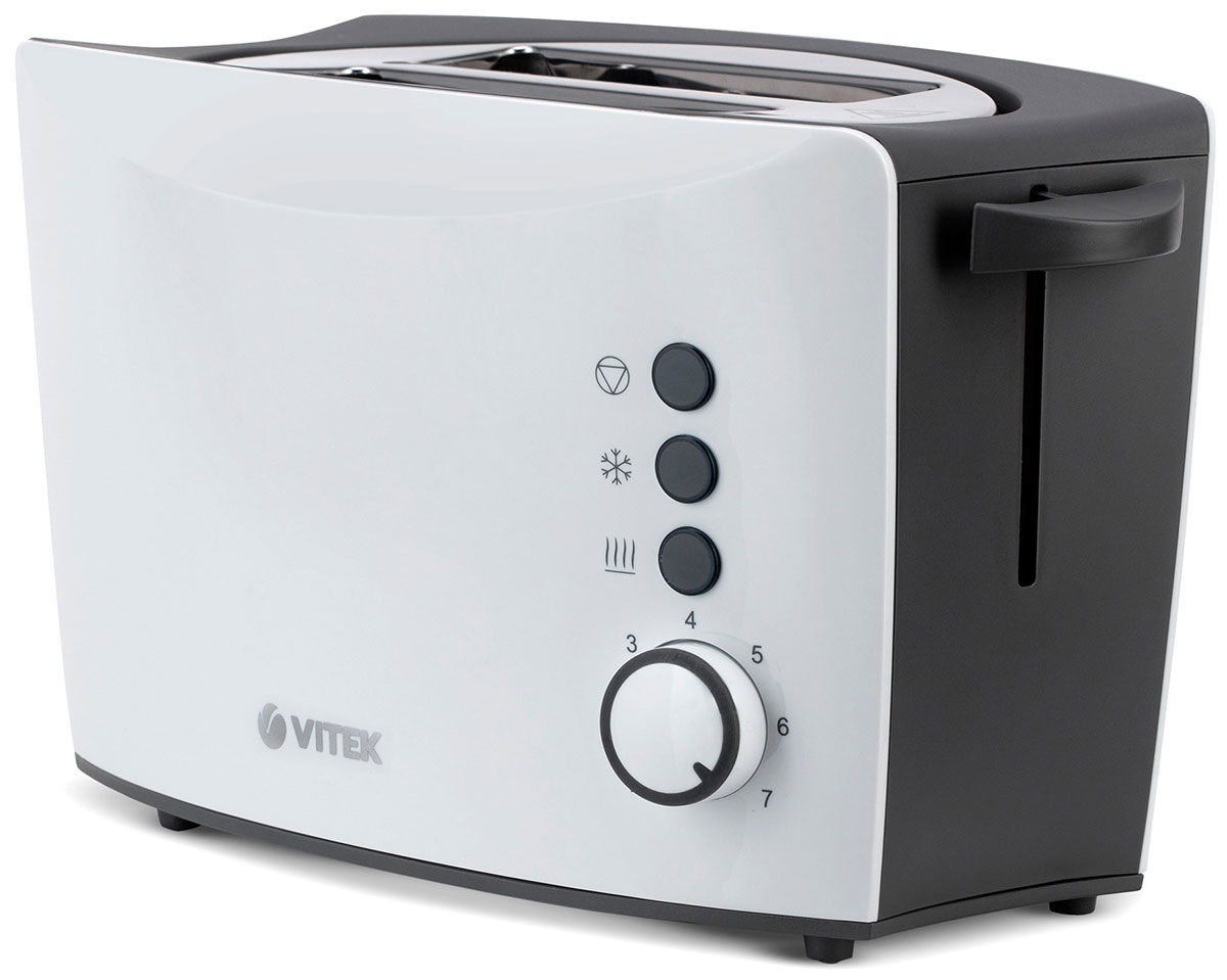 Изображение товара Тостер Vitek VT-7166, черный/белый