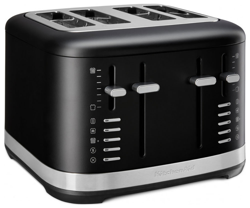 Изображение товара Тостер KitchenAid 5KMT4109EBM, 4 отделения, матовый черный