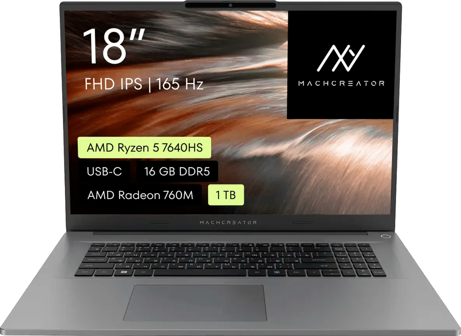 Изображение товара Ноутбук Machcreator Cosmos R18 (JJ00GX00GRU)
