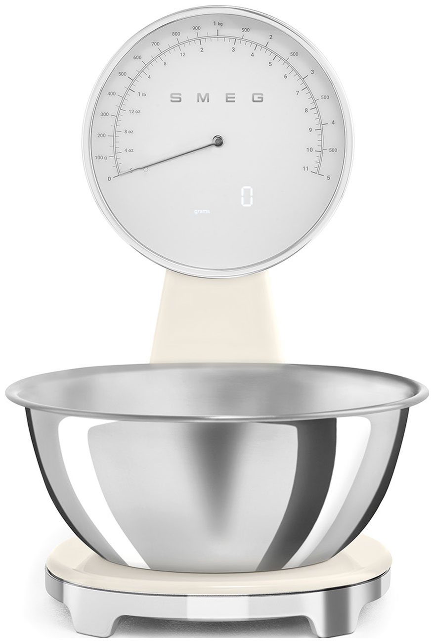 

Кухонные весы Smeg KSF01CRWW, Кремовый