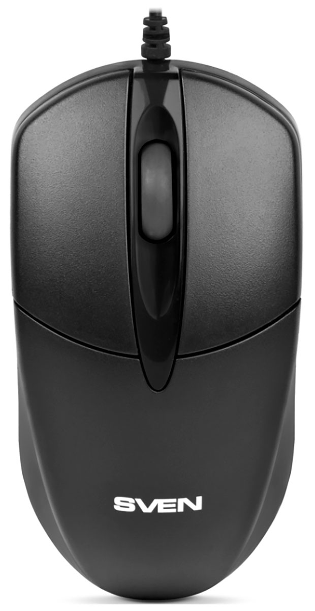 Изображение товара Проводная мышь Sven RX-112 (USB, черная, 2+1кл., 800DPI) (SV-03200112UB)