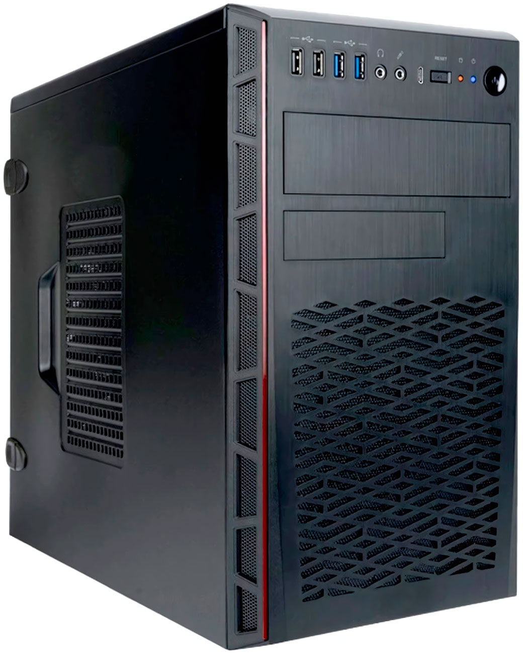 Изображение товара Компьютерный корпус InWin EMR065 Black 500W PM-500ATX (6197047)