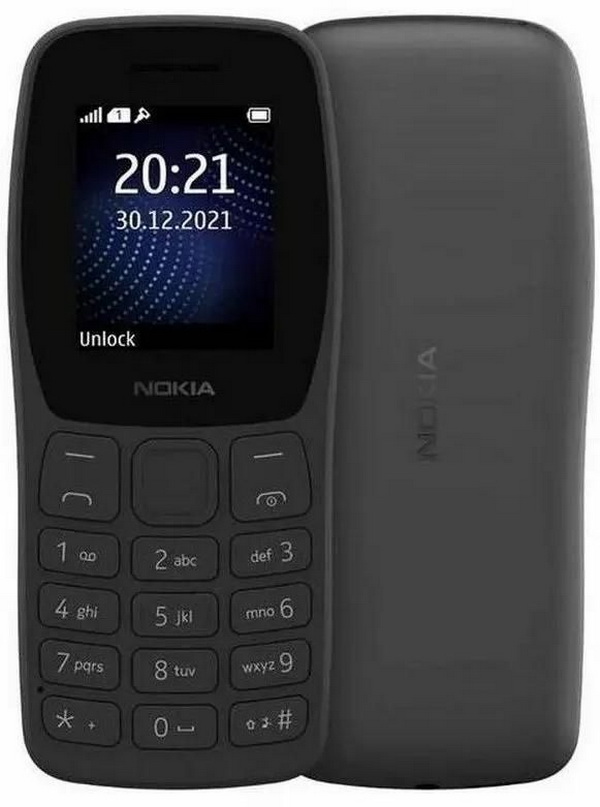 Изображение товара Nokia 105 DS TA-1416 темно серый базовый телефон 2G 1.77 дюйма