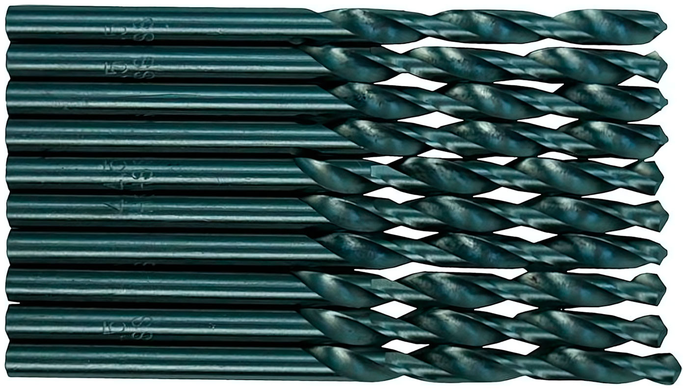 Изображение товара Сверло по металлу Sturm! 4.5х80 мм HSS упаковка 10 шт