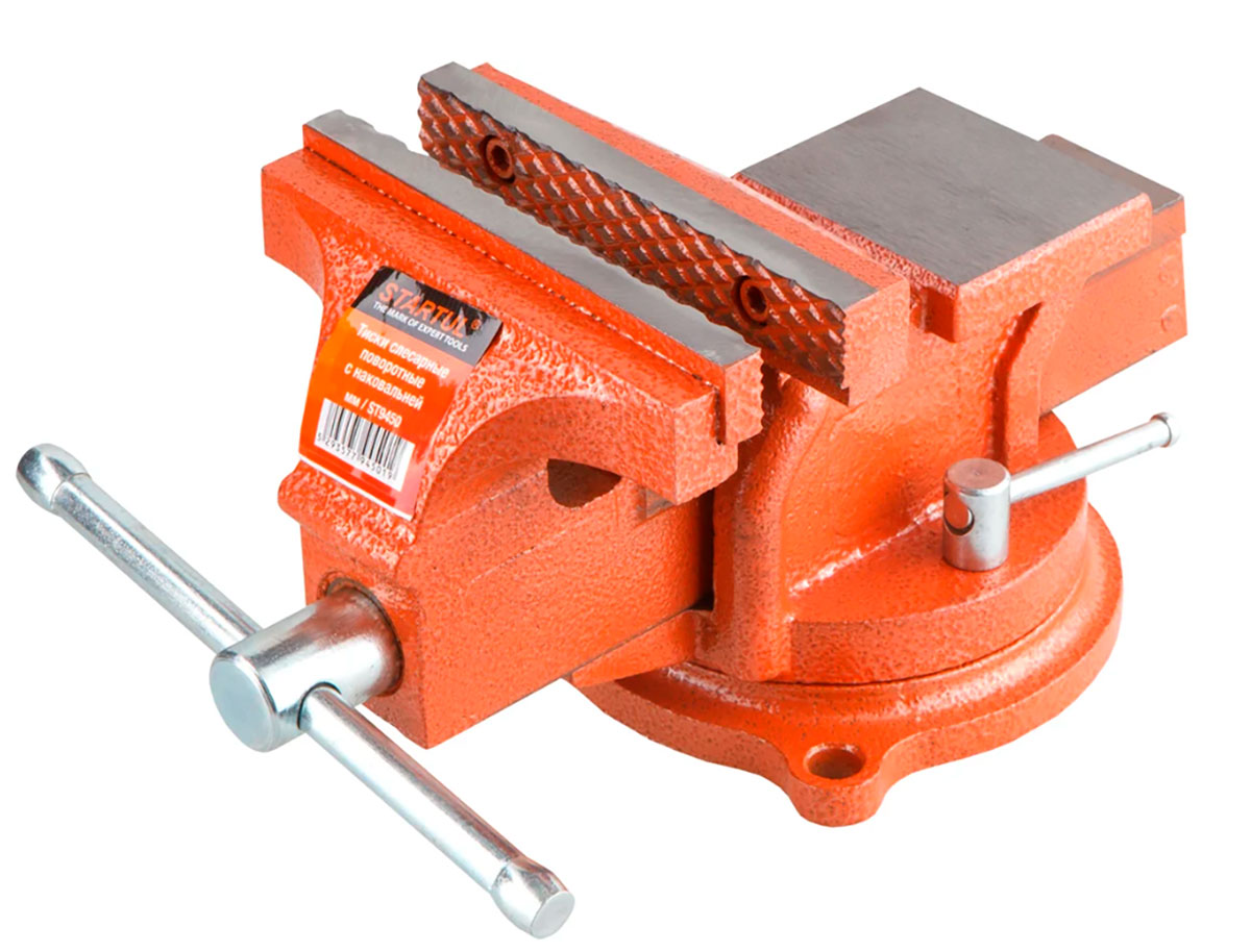 Изображение товара Тиски Startul 125мм, слесарные поворотные, MASTER (ST9450-125)