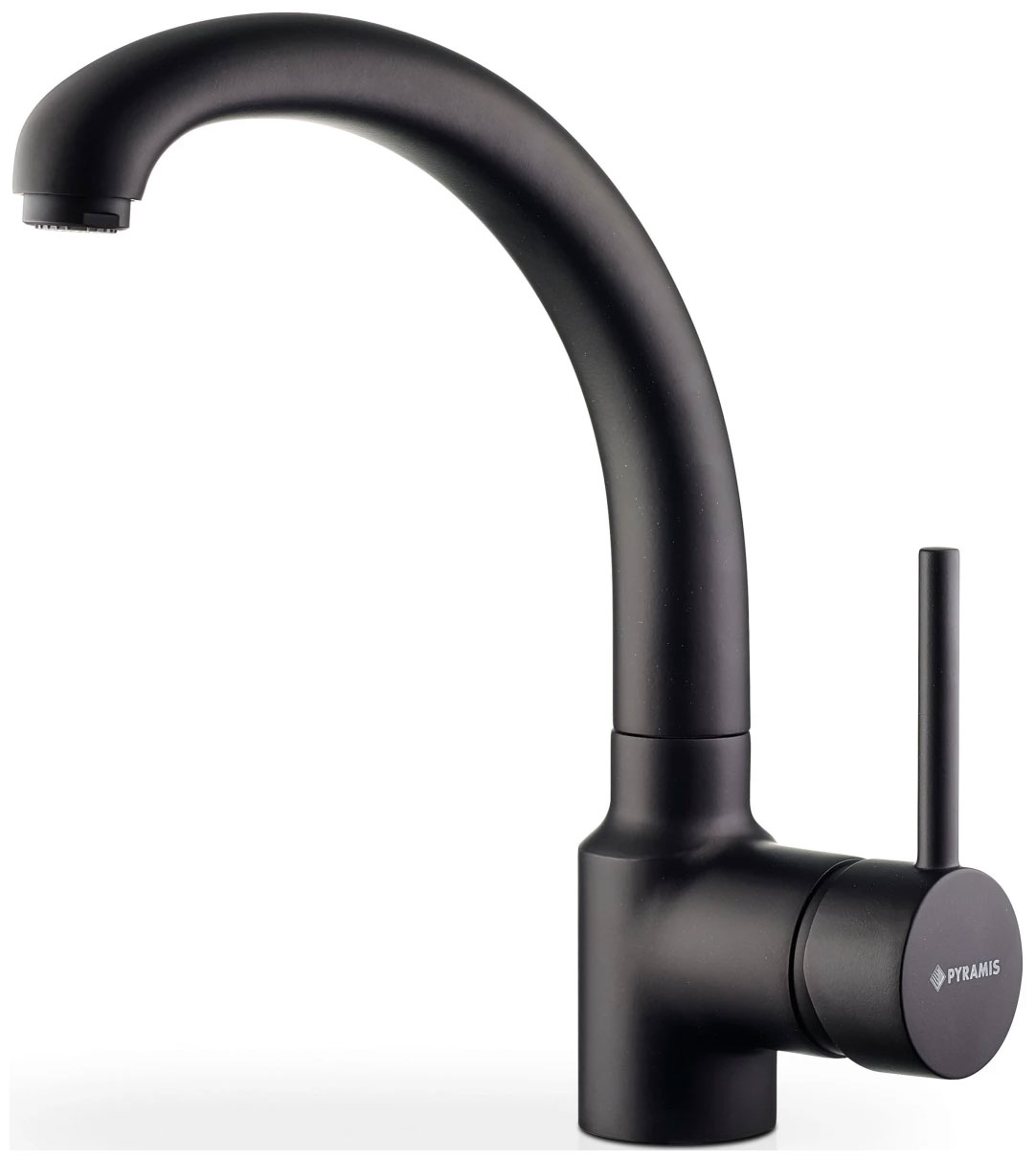 

Кухонный смеситель Pyramis ARMONICA, латунь/графит (095300101), Графитовый