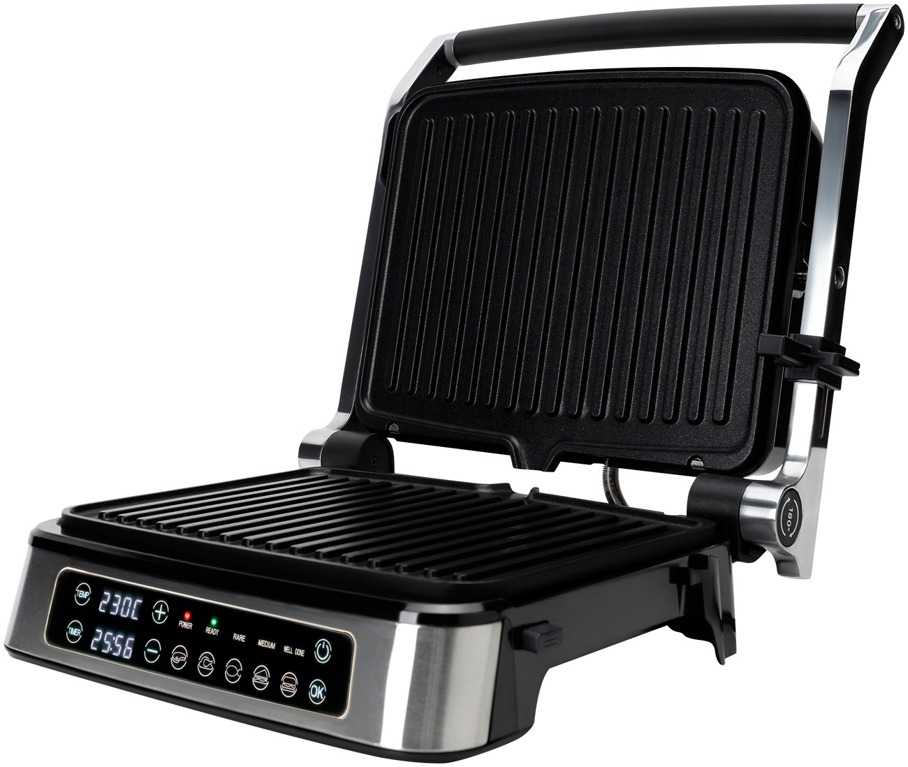 

Электрический гриль Ragex R782 (2000Вт. цвет: 900 серебристый)