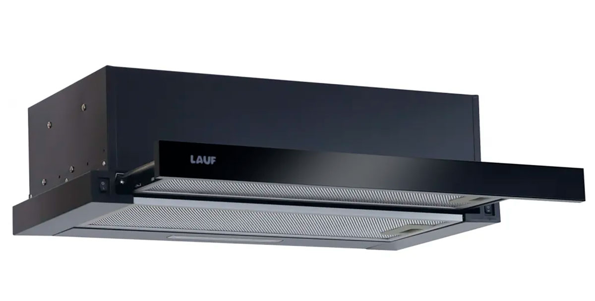 Изображение товара Вытяжка Lauf LUNA 600 BLACK GLASS 650 м3/ч