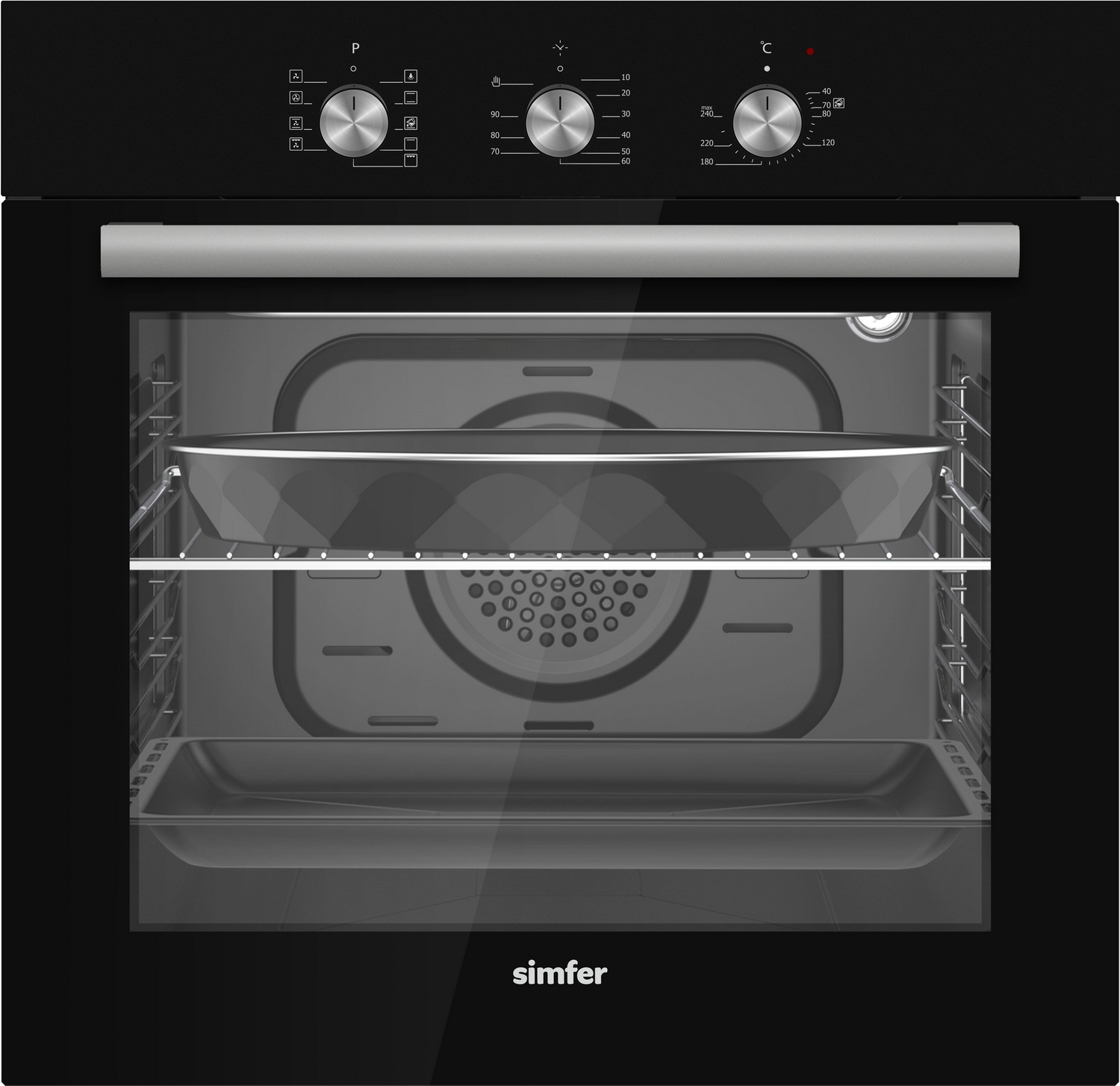 

Электрический духовой шкаф Simfer B6EB19025 черный