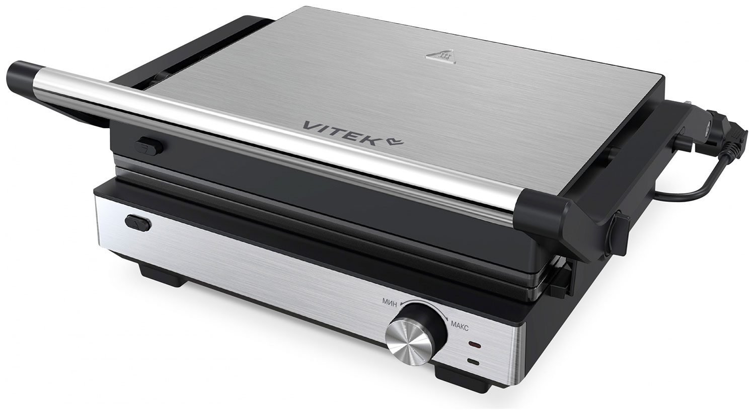 Изображение товара Гриль Vitek VT-PG2515 2000 Вт антипригарное покрытие съемные поверхности