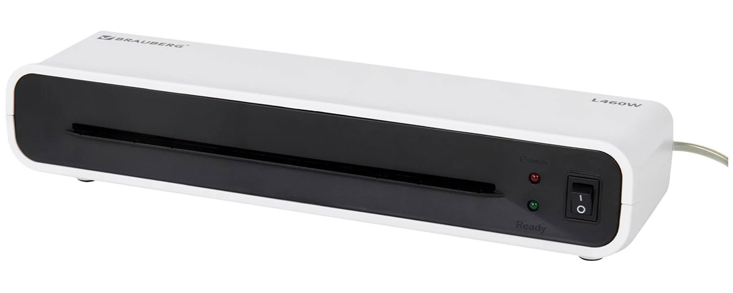 

Ламинатор Brauberg L460W (532269), Белый/черный