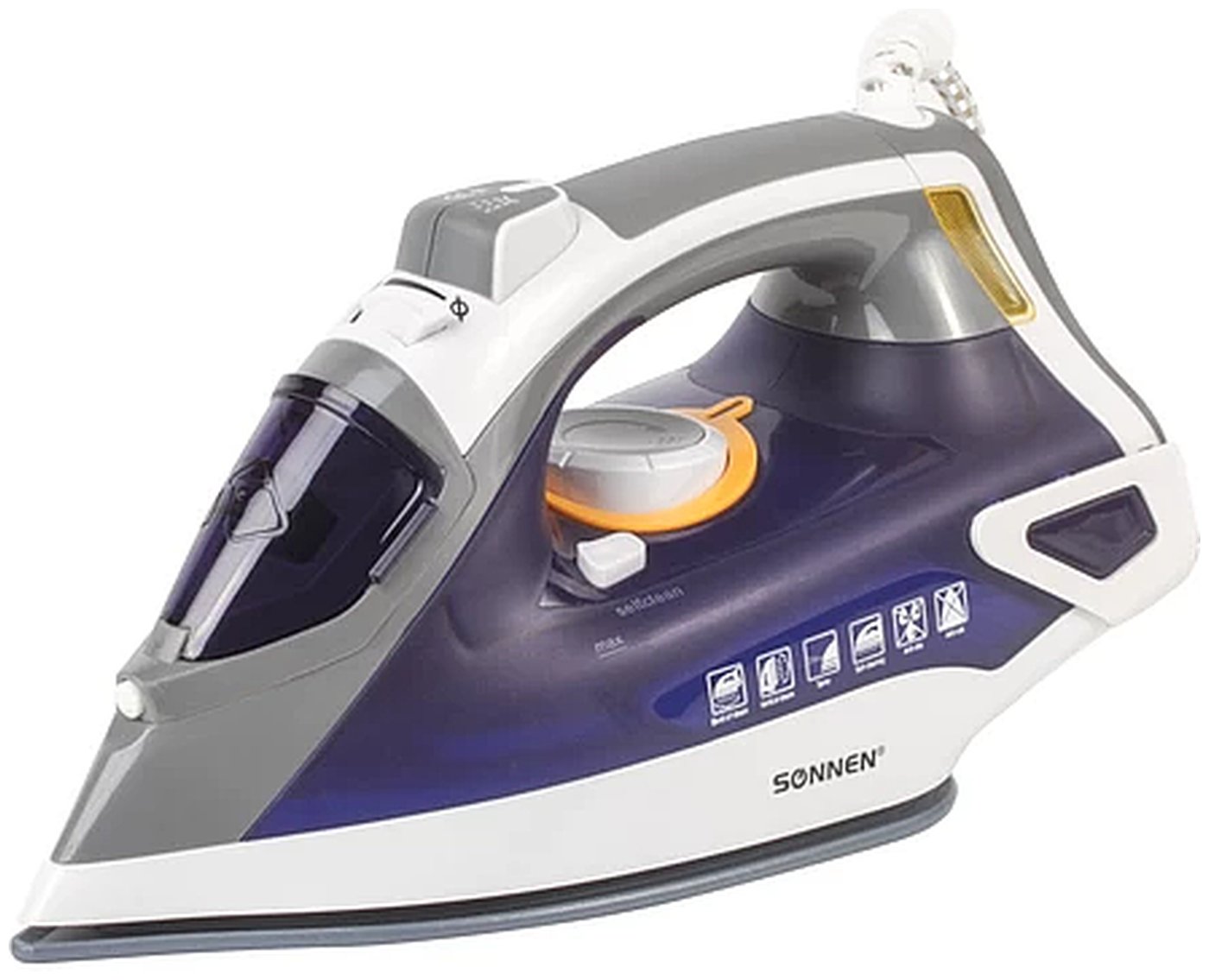 

Утюг Sonnen SI-240, 2600Вт, керамическое покрытие, фиолетовый (453507)