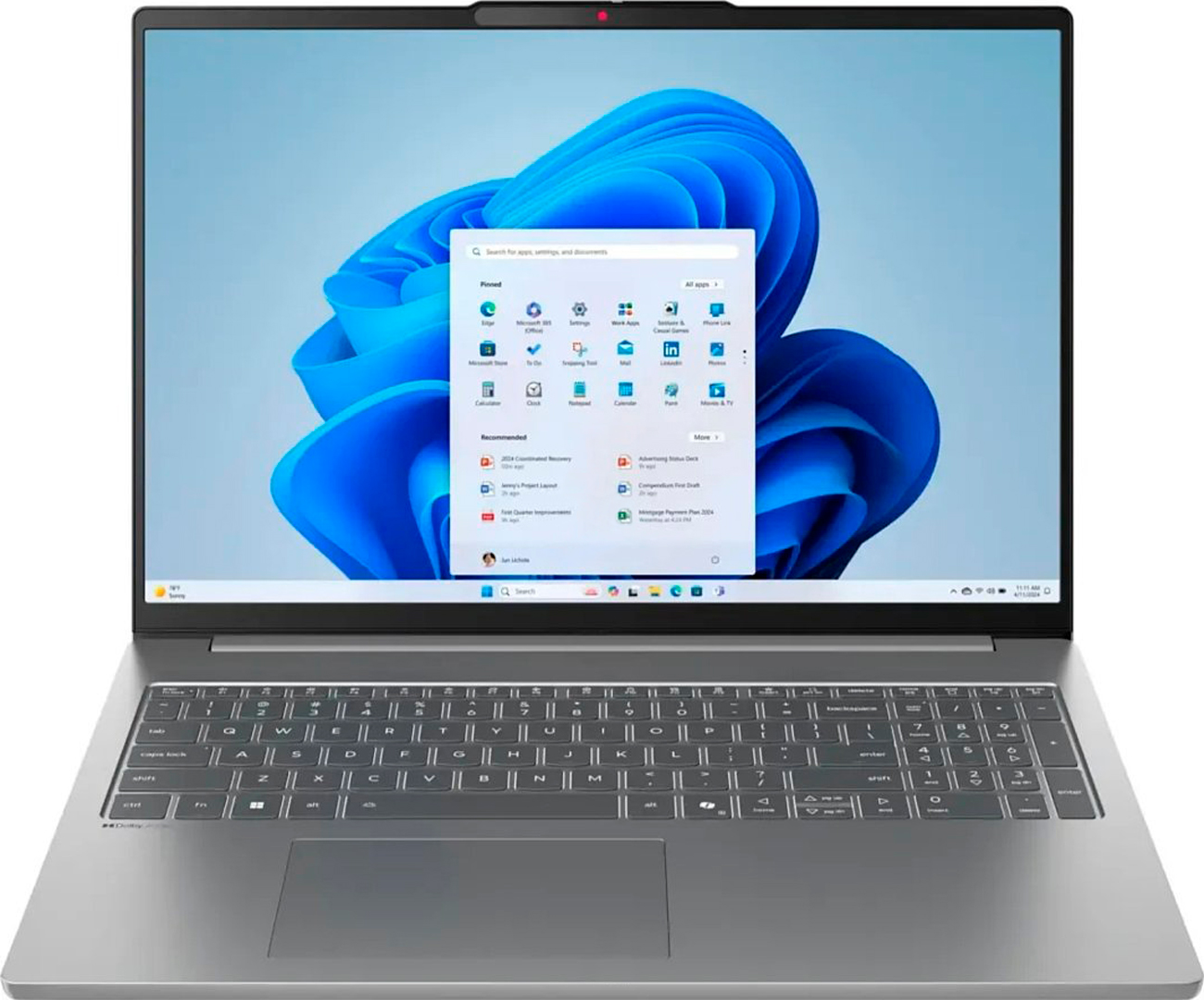 Изображение товара Ноутбук Lenovo IdeaPad Slim 5 16AKP10, 16'', 2.8K (83HY000PRK), серый