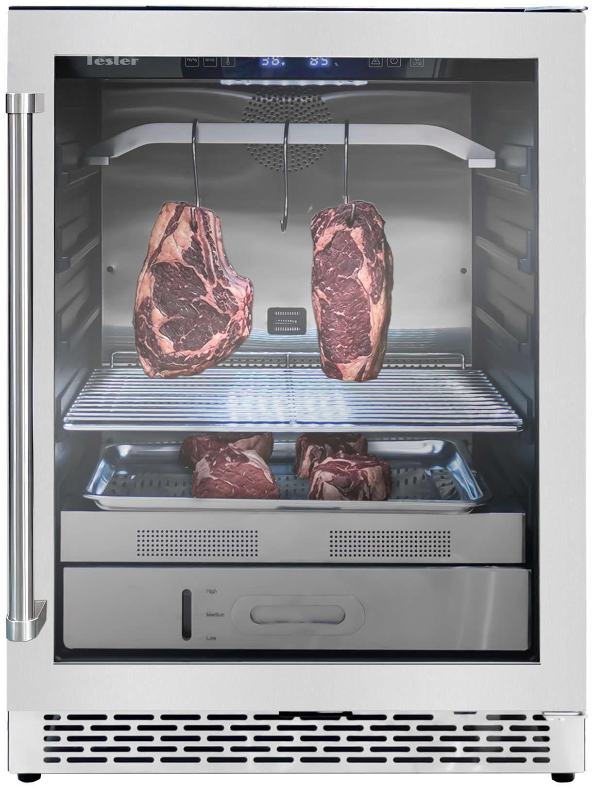 

Шкаф для вызревания мяса Tesler RDA-120, Нержавеющая сталь