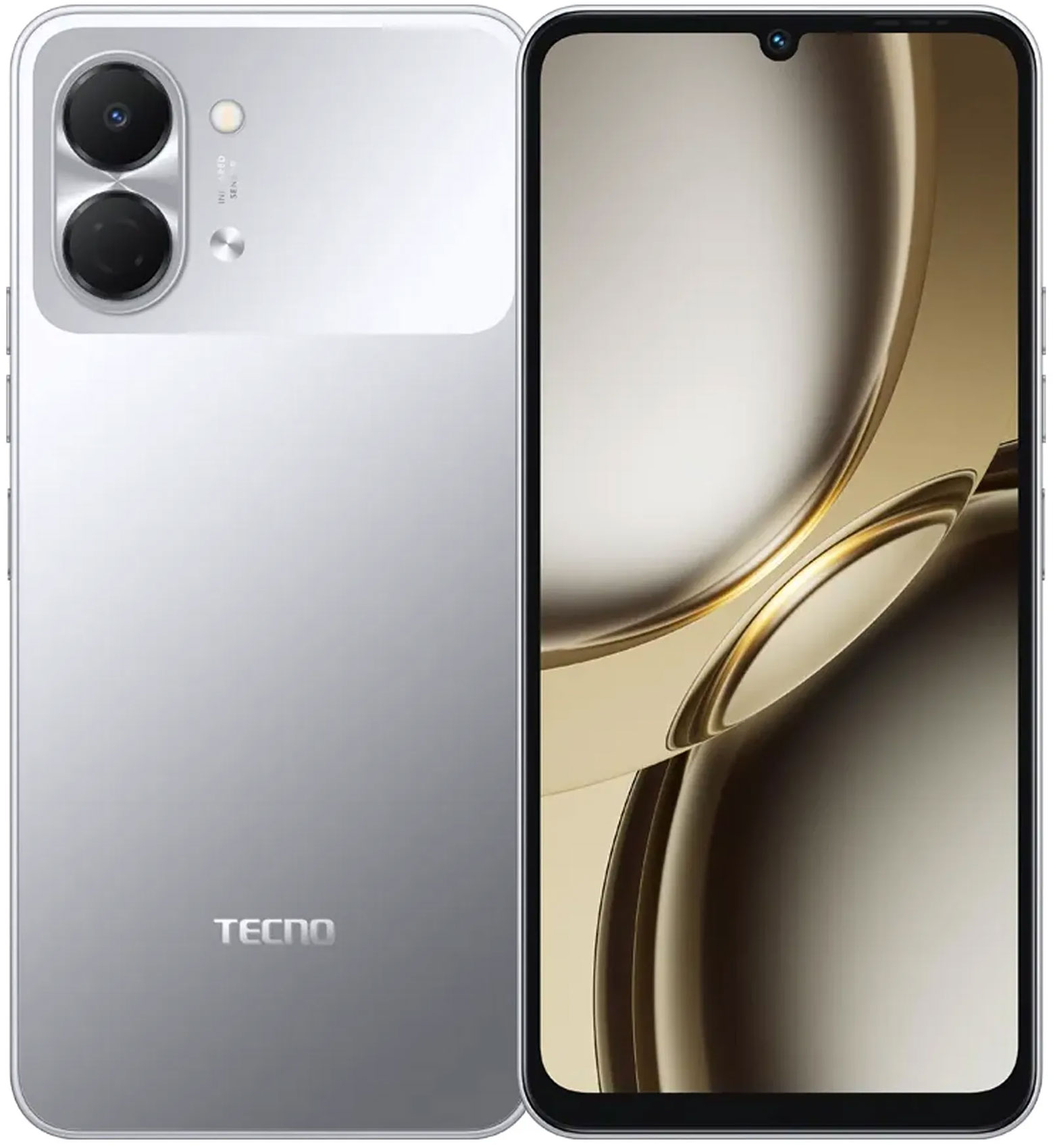 Изображение товара Смартфон Tecno SPARK Go 3 KN3 64+4 Titanium Grey