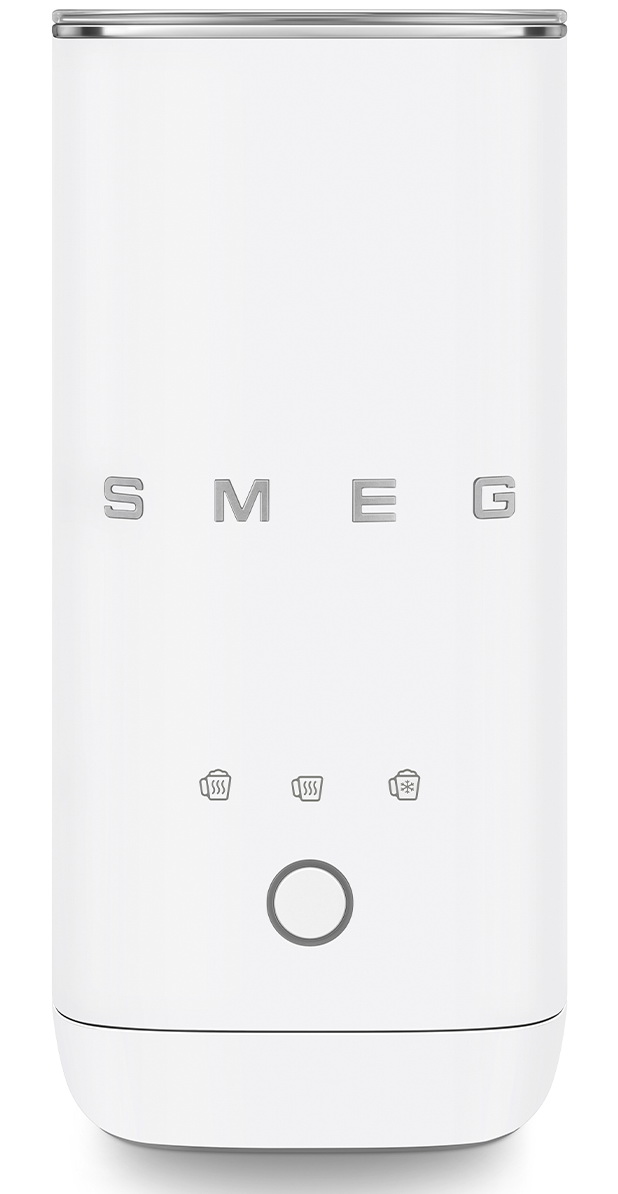 Изображение товара Автоматический капучинатор Smeg MFF02WHMEU — стильный и удобный Изображение товара Автоматический капучинатор Smeg MFF02WHMEU — стильный и удобный