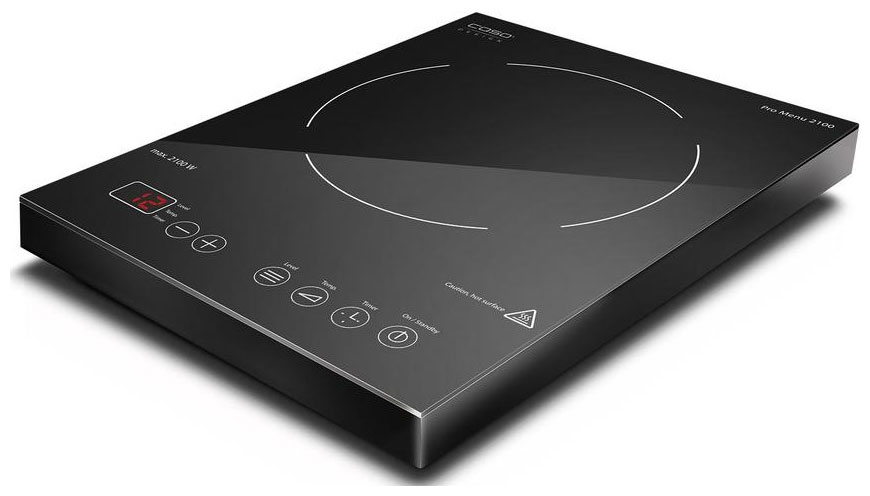 Настольная плита CASO Pro Menu 2100 (black) плита индукционная настольная caso pro slide 2100