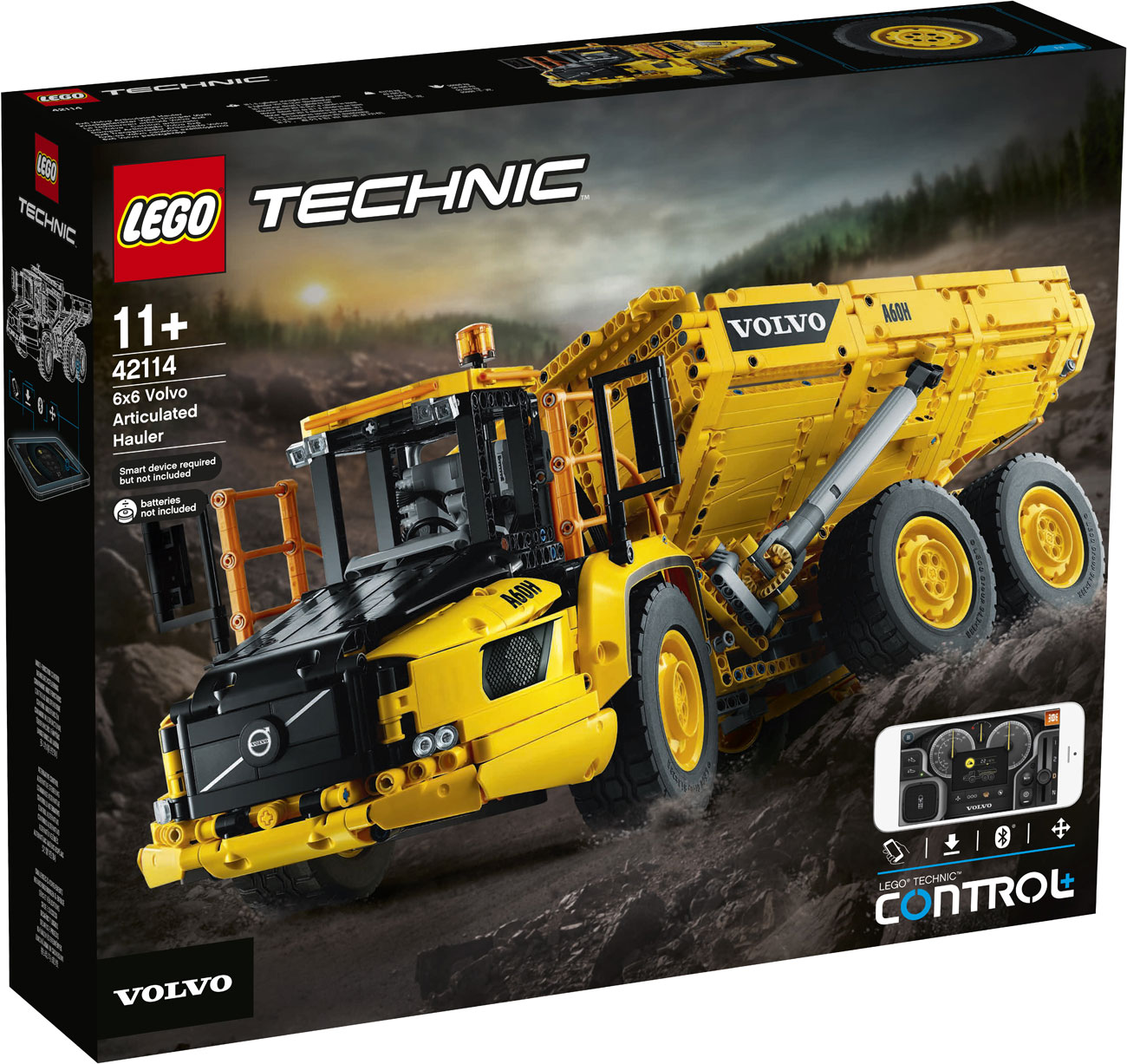 Конструктор Lego TECHNIC ''Самосвал Volvo 6х6'' конструктор внедорожник lego technic control 958дет 42099 с 11лет