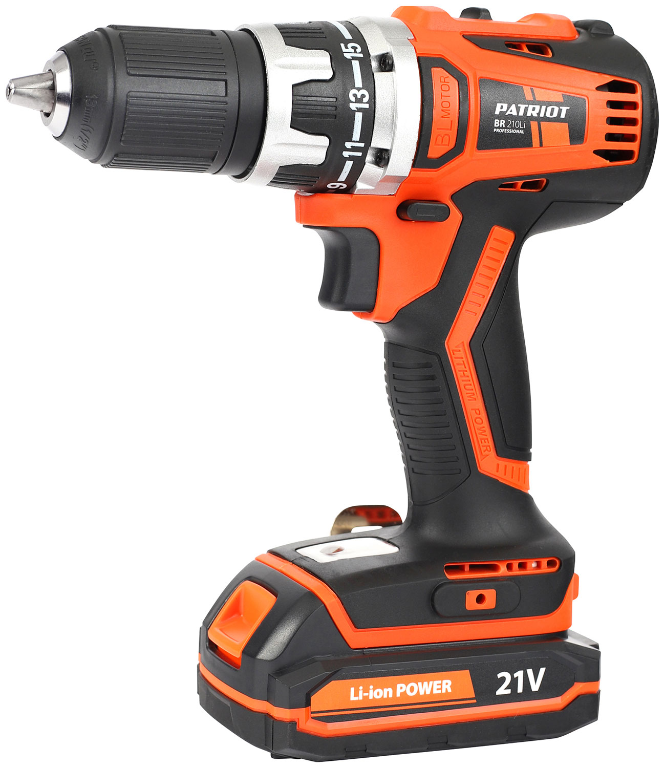 Изображение товара Аккумуляторная дрель-шуруповерт Patriot BR 210UES-h