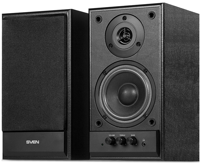 Изображение товара Акустика 2.0 Sven SPS-702 2.0 черный 40Вт