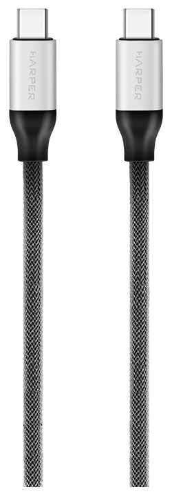 Изображение товара Кабель Harper USB-C BRCH-770 Silver 1 метр для быстрой зарядки и передачи данных