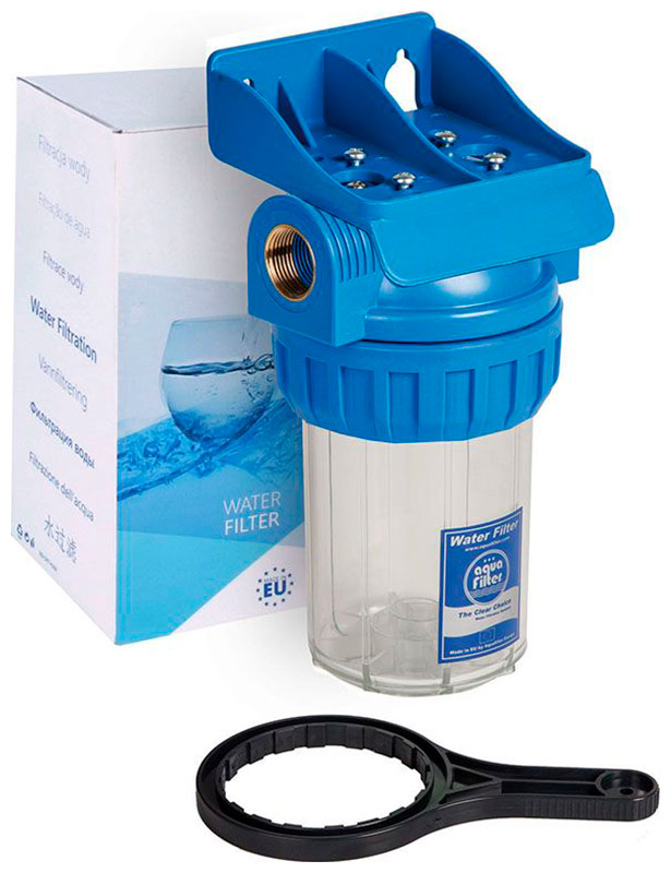 Корпус фильтра для холодной воды Aquafilter FHPR5-34-WB 3/4'' , 551/34 магистральный корпус для холодной воды aquafilter 20bb синий 1 fh20b1 b wb 564