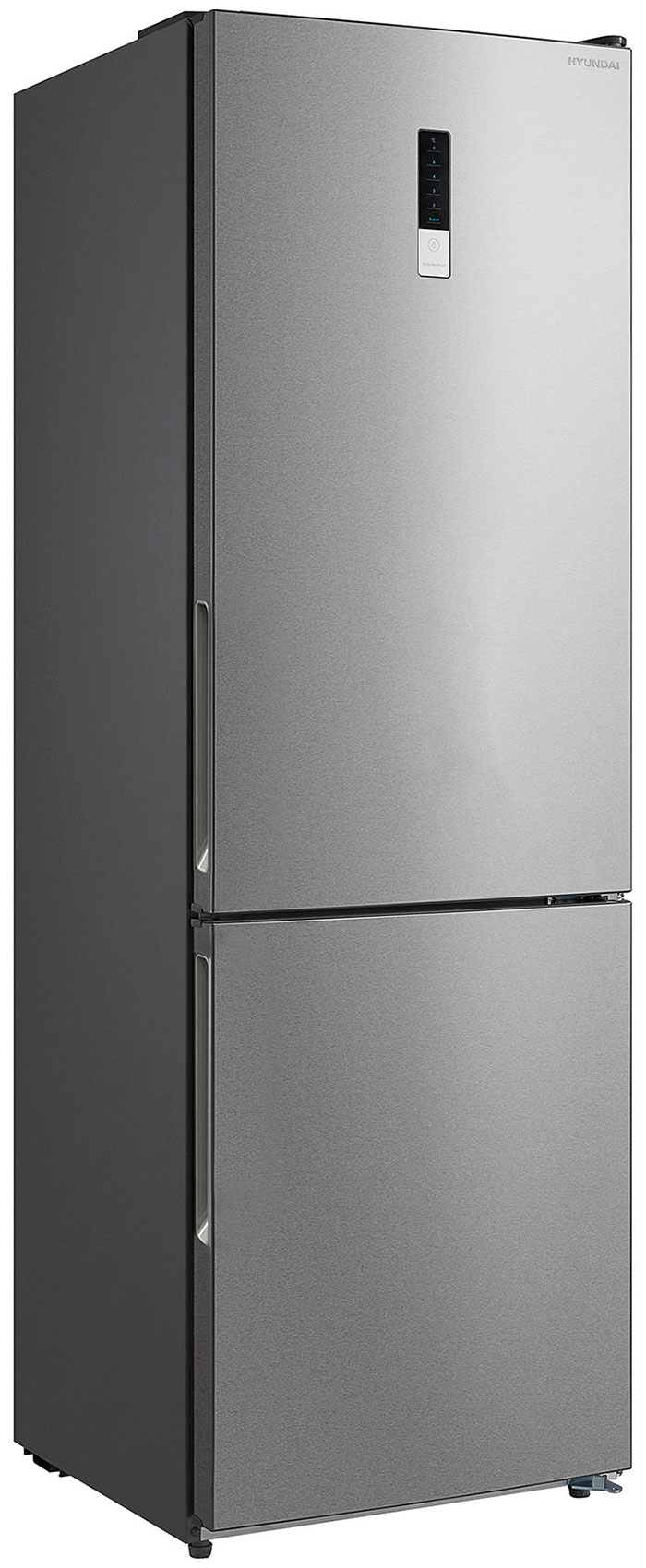 Двухкамерный холодильник Hyundai CC3595FIX нержавеющая сталь
