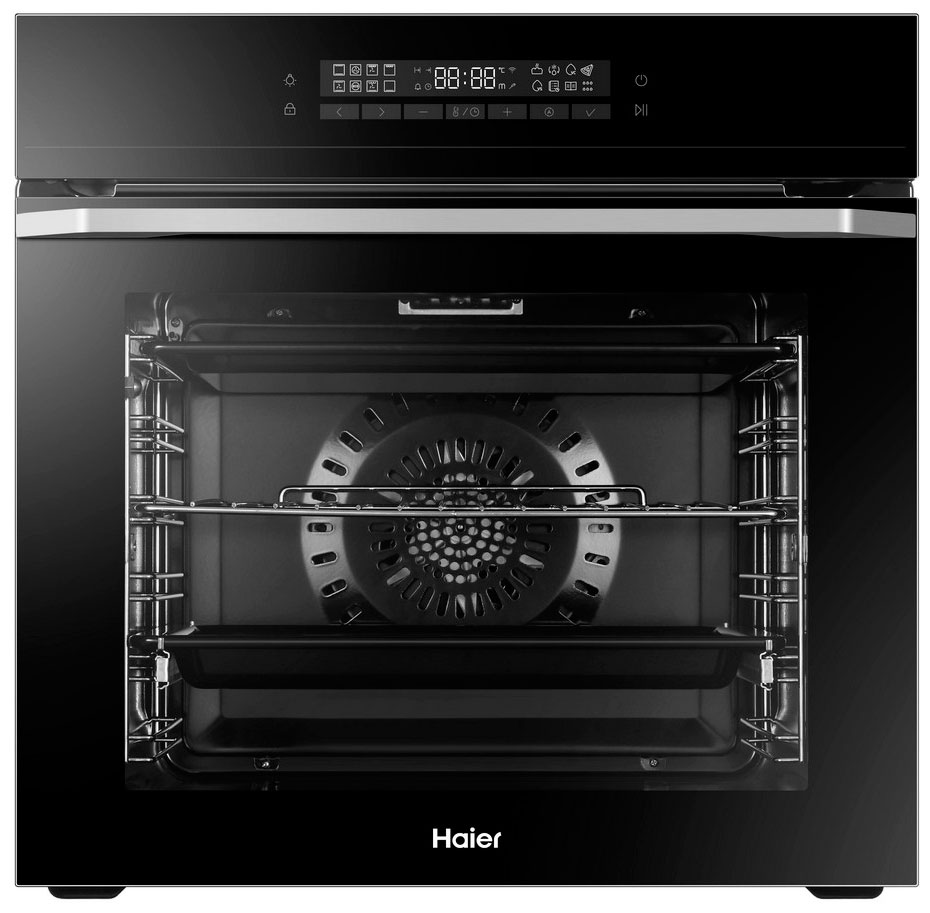 Изображение товара Электрический духовой шкаф Haier HOQ-P16AN5GB с паровой очисткой и 16 режимами работы