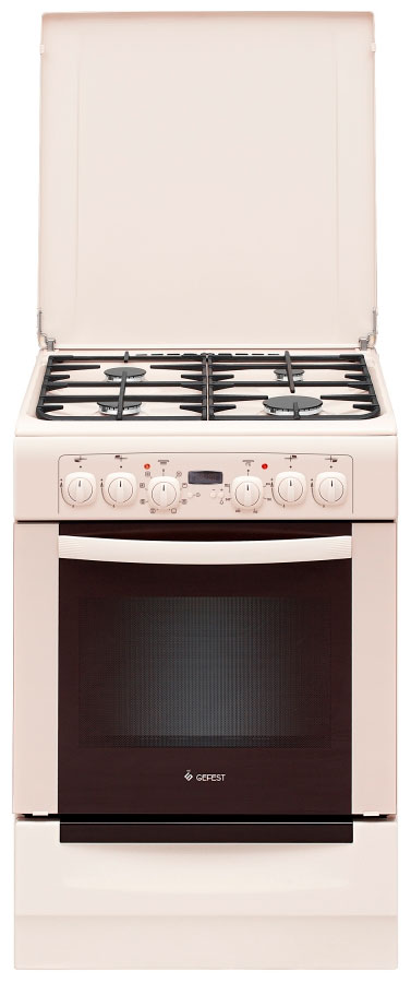 Изображение товара Комбинированная плита Gefest 6102-03 0167 с 4 газовыми конфорками и электрическим духовым шкафом