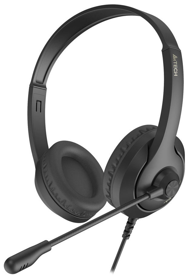 Изображение товара Компьютерная гарнитура A4Tech Fstyler FH100i черный 1.8м накладные (FH100I STONE BLACK)