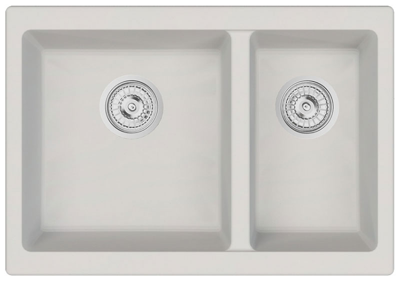 Изображение товара Кухонная мойка Emar EMQ-2665.PL Агат двухчашевая с комплектом и гарантией