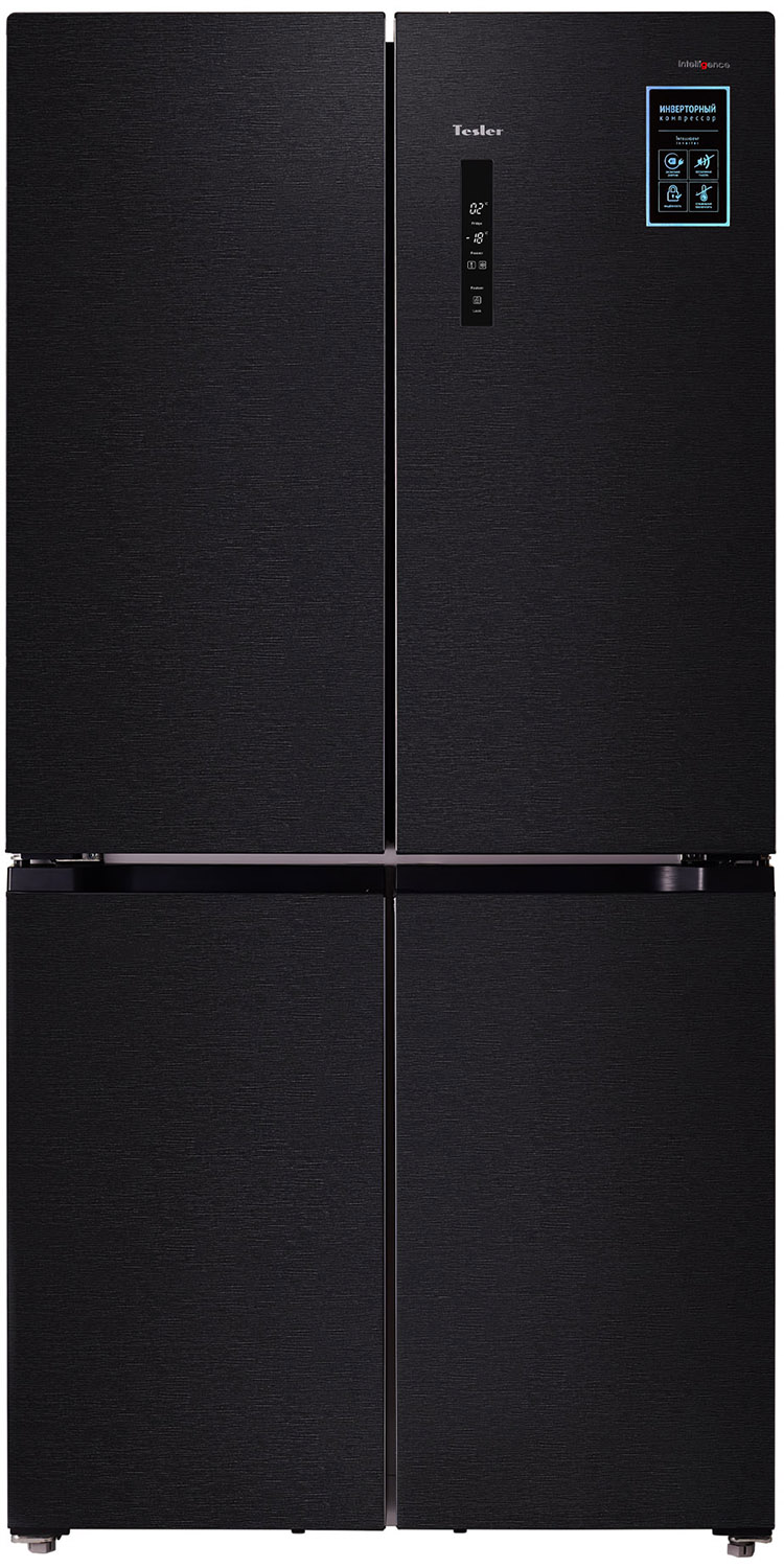 Многокамерный холодильник TESLER RCD-545I GRAPHITE холодильник side by side tesler rcd 545i beige glass