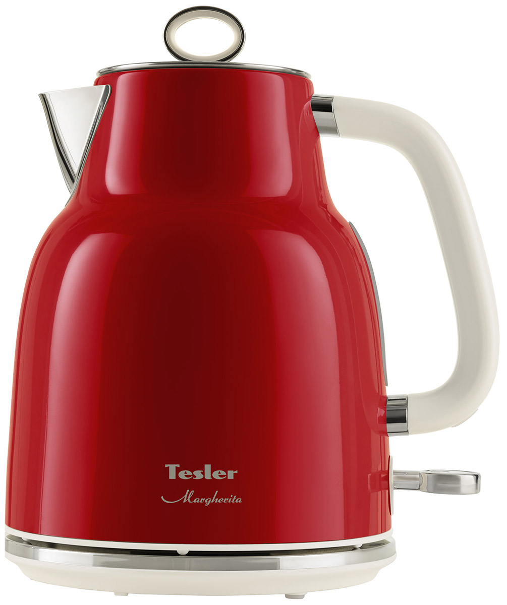 Изображение товара Электрический чайник Tesler KT-1760 RED 1.7 л 2200 Вт из нержавейки