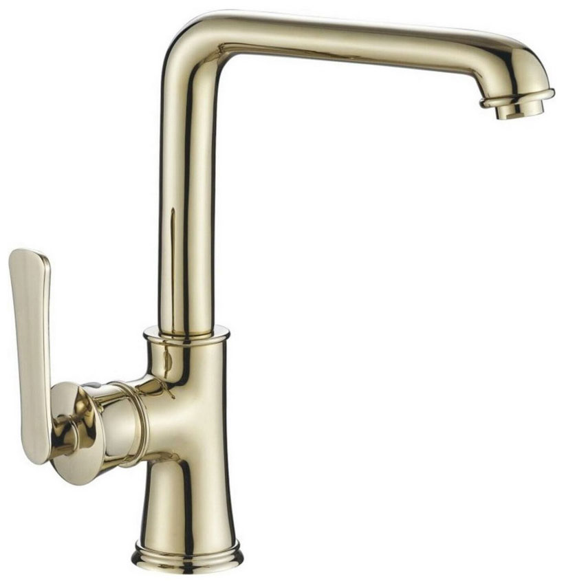 Изображение товара Кухонный смеситель Haiba HB181-5/золото (HB70181-5)