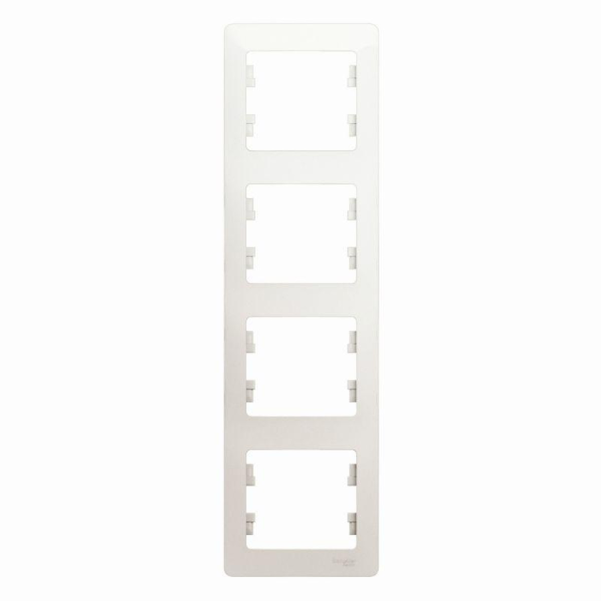 Изображение товара Рамки для электроприборов Systeme Electric Glossa вертикальные перламутровые