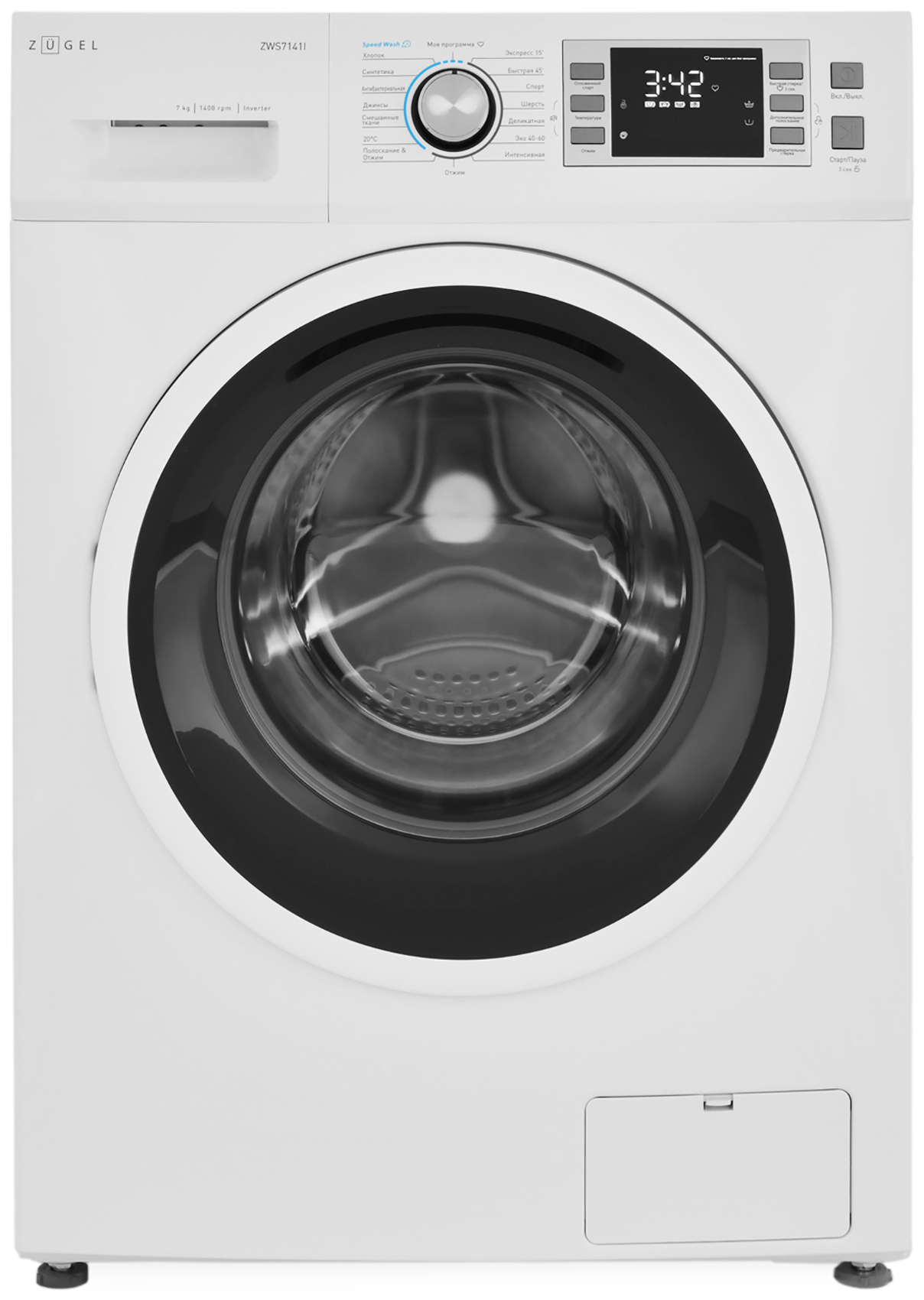 Изображение товара Стиральная машина Zugel ZWS7141I Inverter