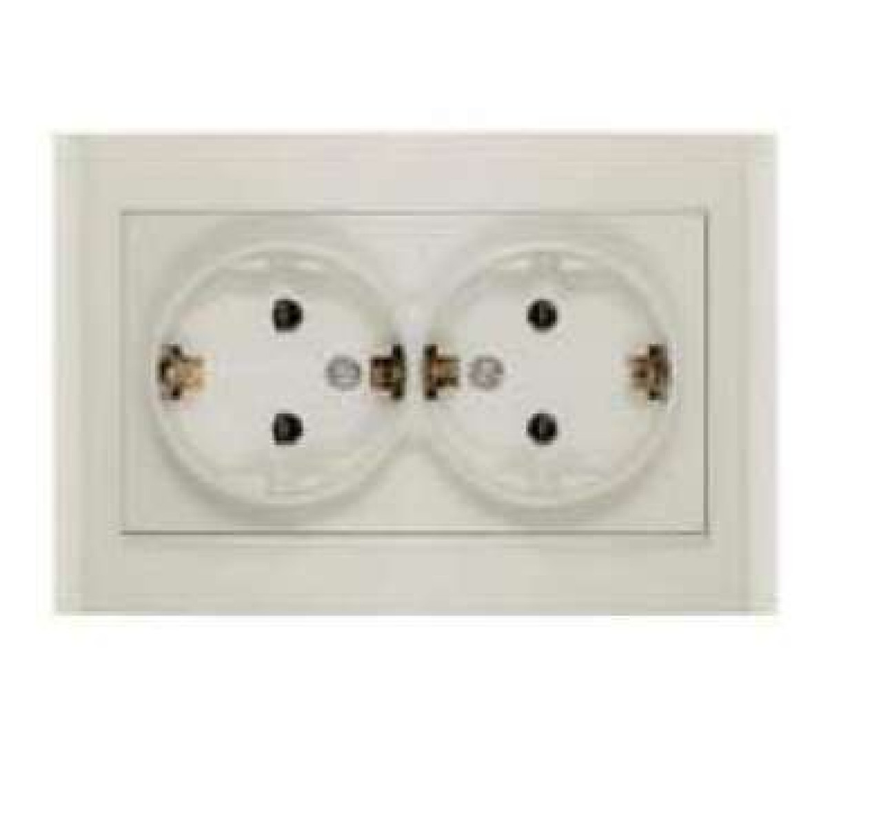 Изображение товара Розетка Универсал 2-м СП Бриллиант 16А IP20 с заземлением