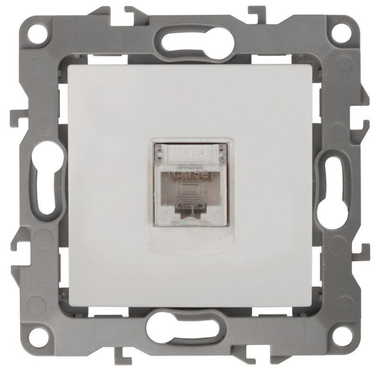 Изображение товара Розетка компьютерная ЭРА RJ45 12-3107-01 встроенная белая