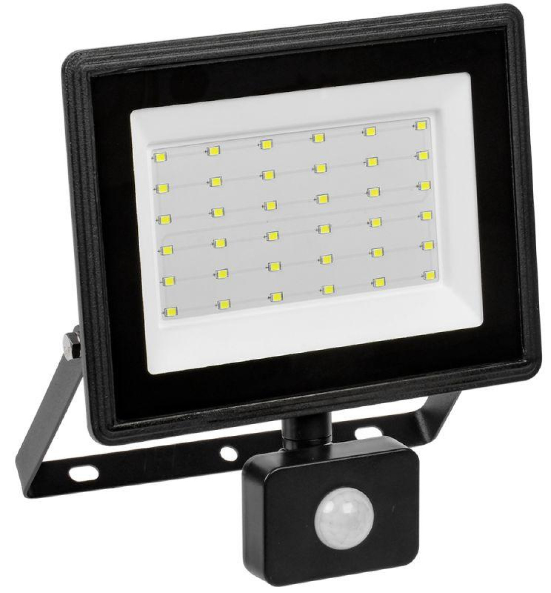 Изображение товара Прожектор светодиодный IEK СДО 06-50Д IP54 50Вт 6500K с датчиком движения черный
