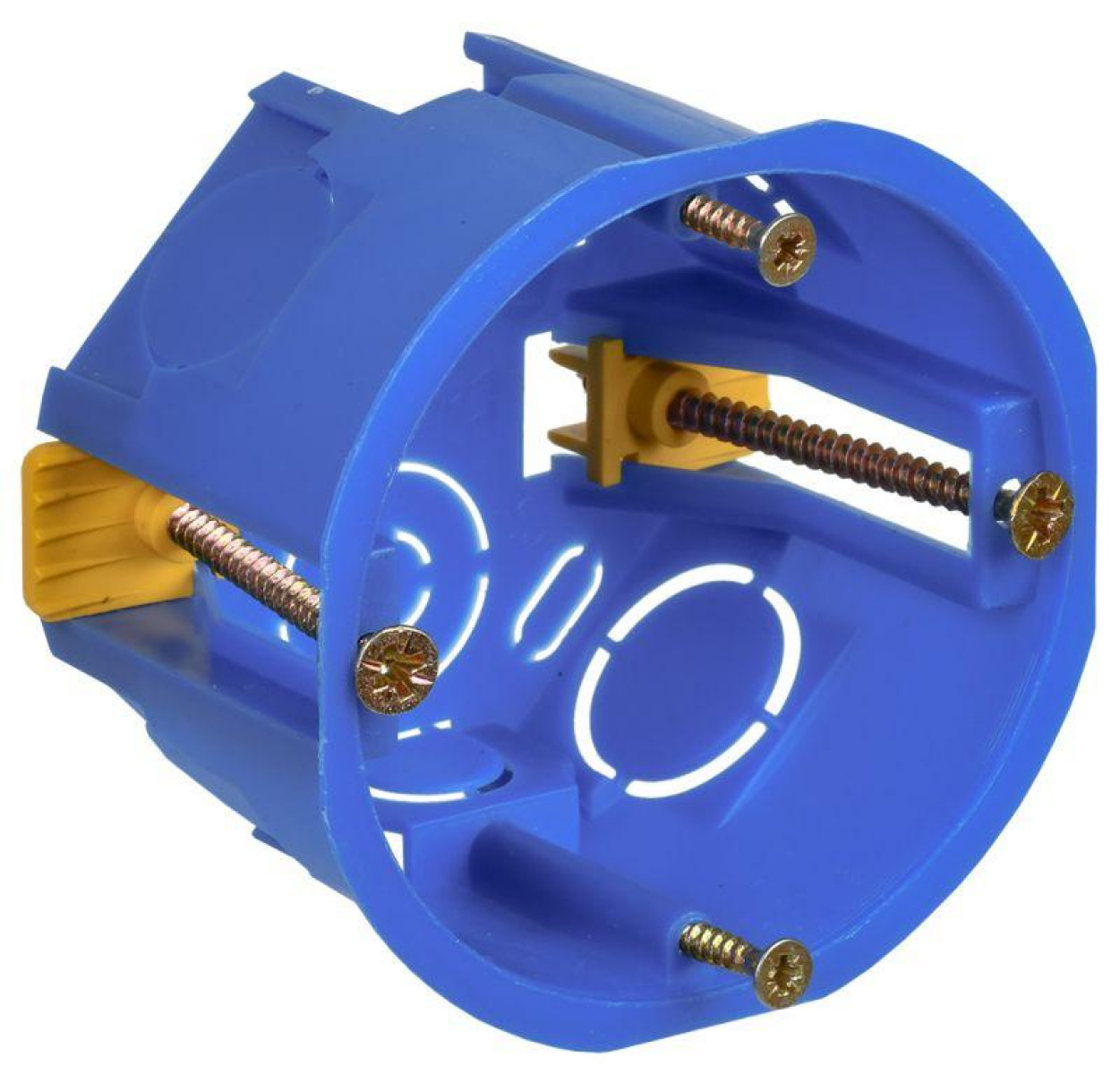 Изображение товара Изделия для электромонтажа IEK Коробка установочная С3 d68х45 для полых стен (с саморезами и пластик. лапками)