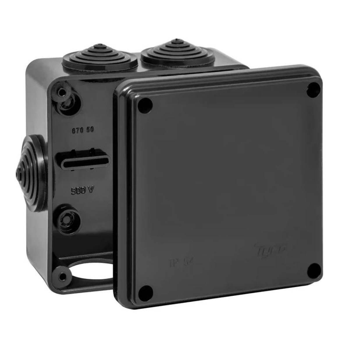 Изображение товара Распределительная коробка Ruvinil 100x100x50мм IP54 для электромонтажа