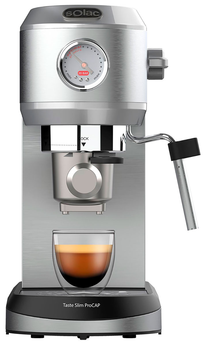 Кофеварка Solac Taste Slim ProCAP кофеварка рожковая solac taste control ce4498 черный